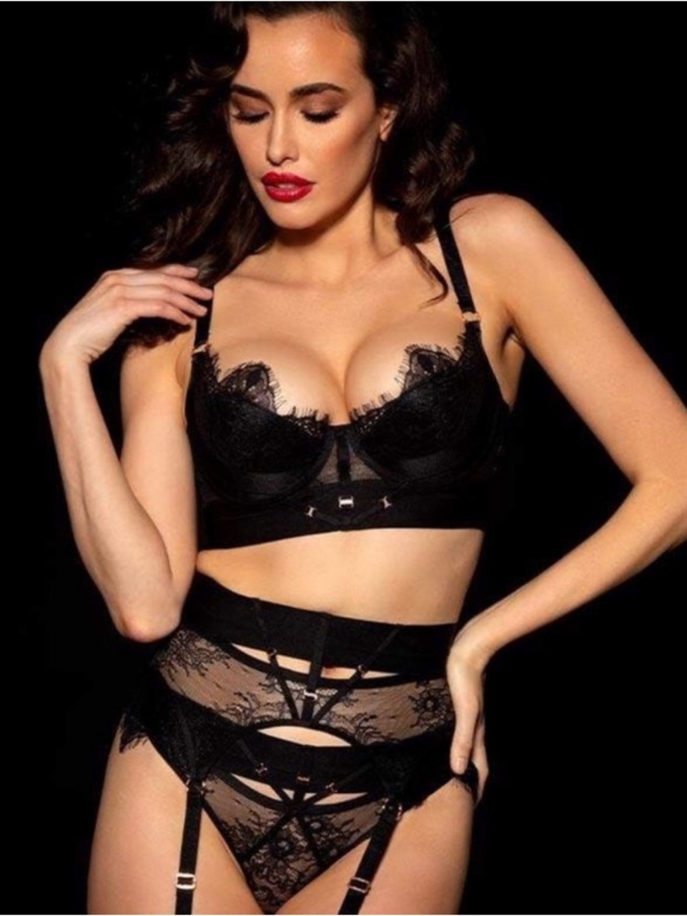 Honey Birdette Belinda Suspender